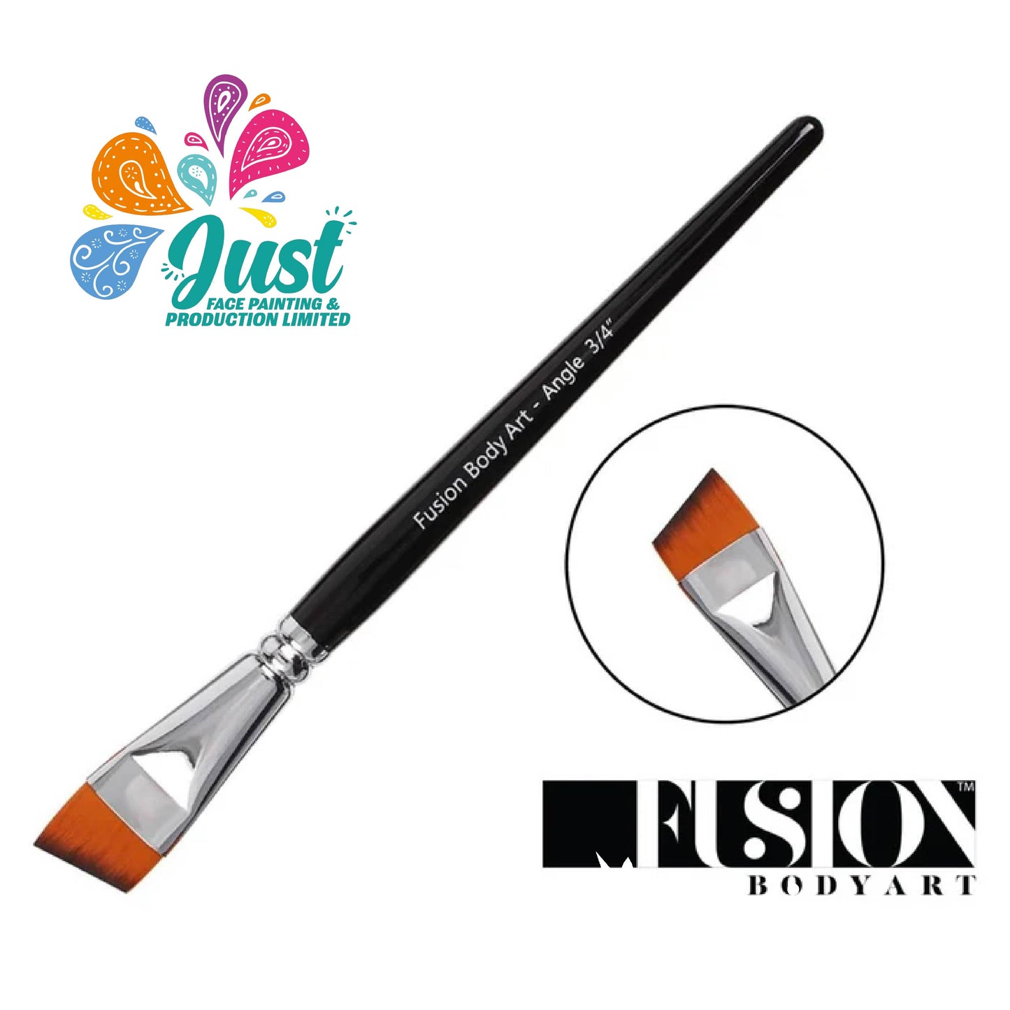 Fusion brush - FUSION BODY ART BRUSH 3/4 ANGLE