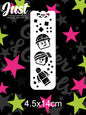 Glitter & Ghouls Stencils - Block Guy & Friends