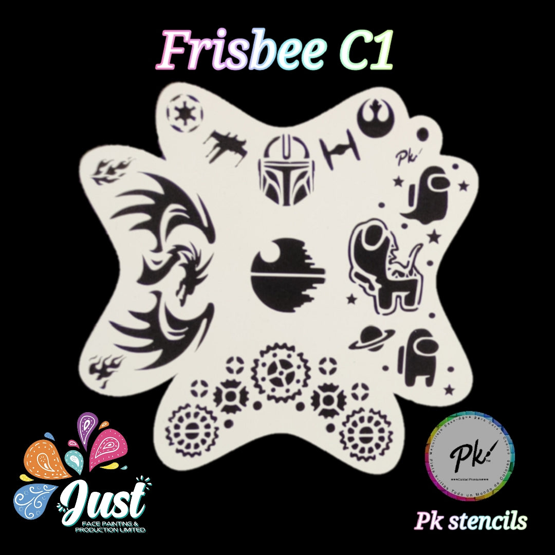 Frisbee Stencil - C1