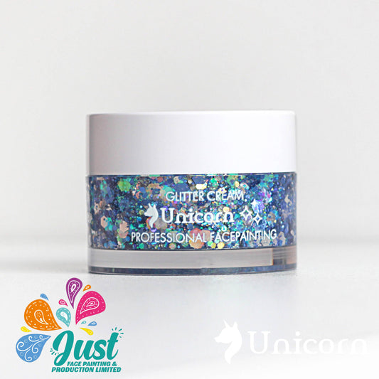 Unicorn Glitter - Cream-Glitter Unicorn Chess - Ocean (Blue) (one no.)