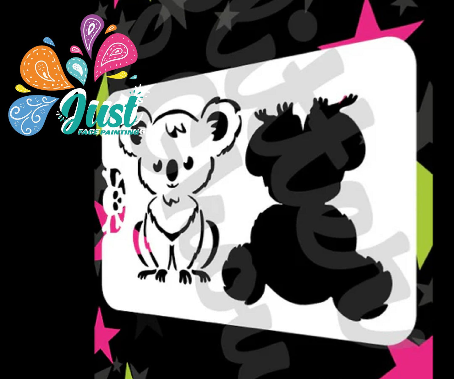 Glitter & Ghouls Stencils - Cutie Koala Petite