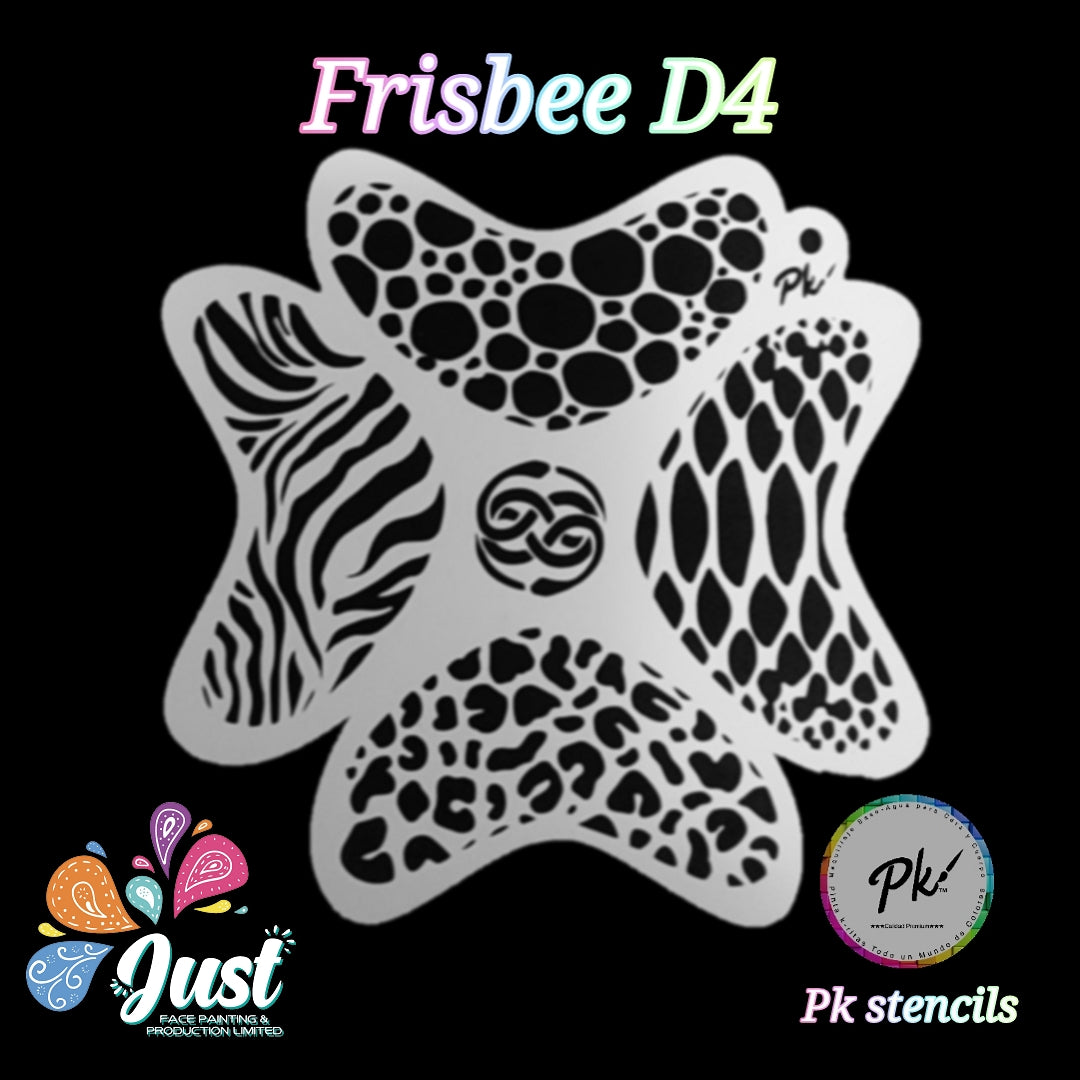 Frisbee Stencil - D4