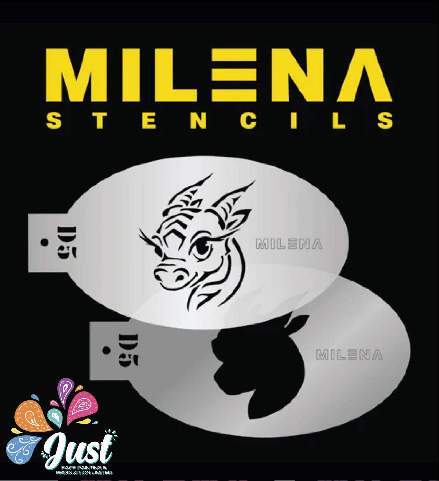 Milena Stencils D05 Dragon (Two pieces)