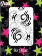 Glitter & Ghouls Stencils - Embellishment - Tribal