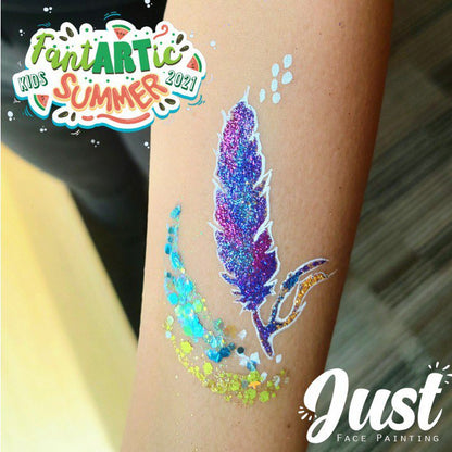 Glitter Tattoo stencil set (11 pcs)