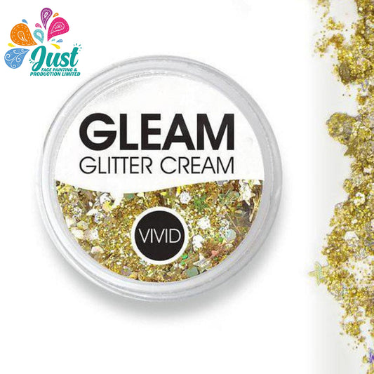Vivid Glitter Glitter Cream - Gold Dust - Gleam Chunky Glitter Cream (10g / 30g)