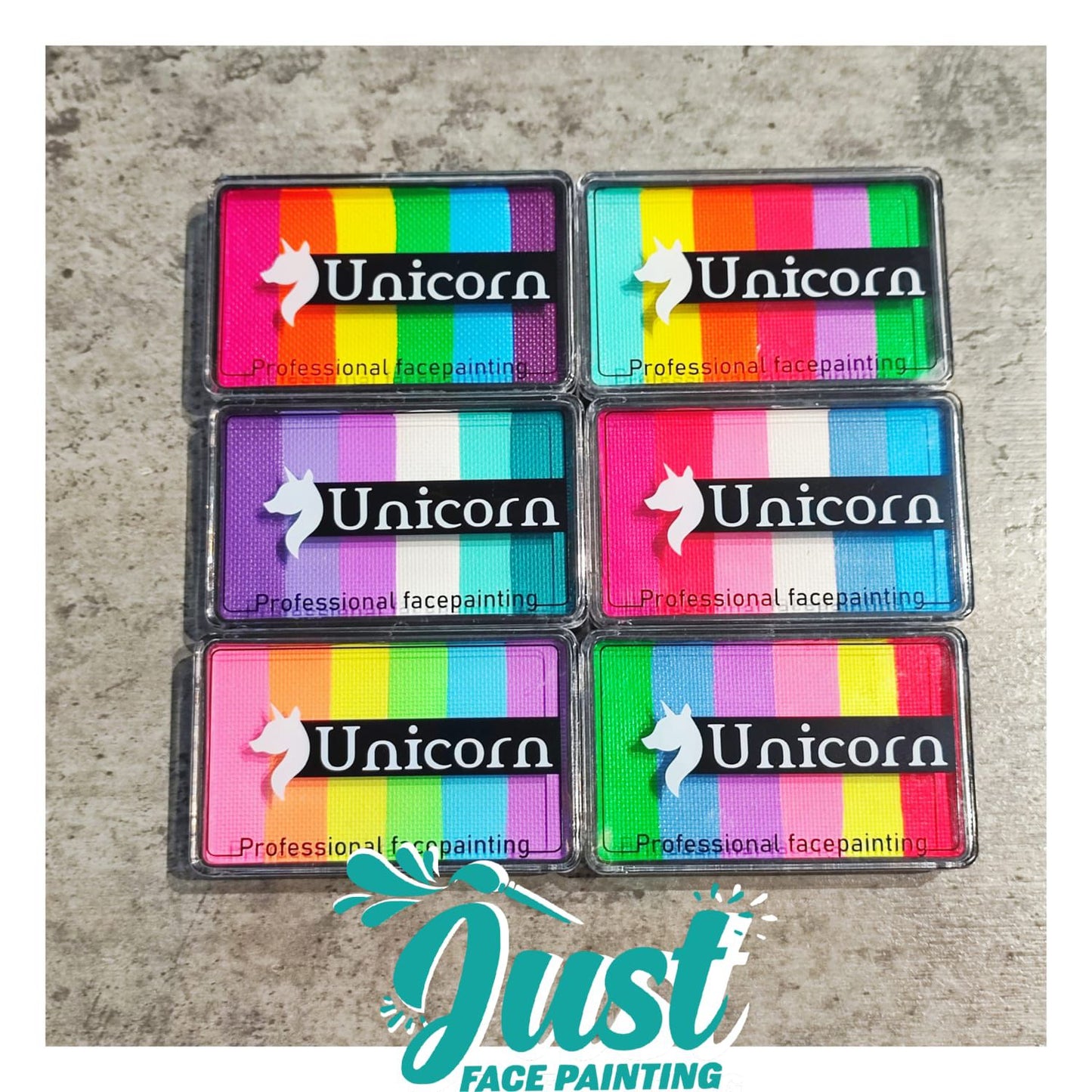 Unicorn Split Cake 50g - Аквагрим Unicorn Face Painting Moon Melody