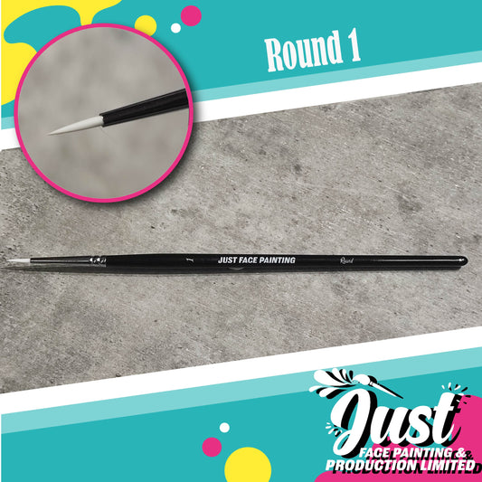 Just Brushes by Just Face Painting (1pc / set of 6 pcs) - Round 1