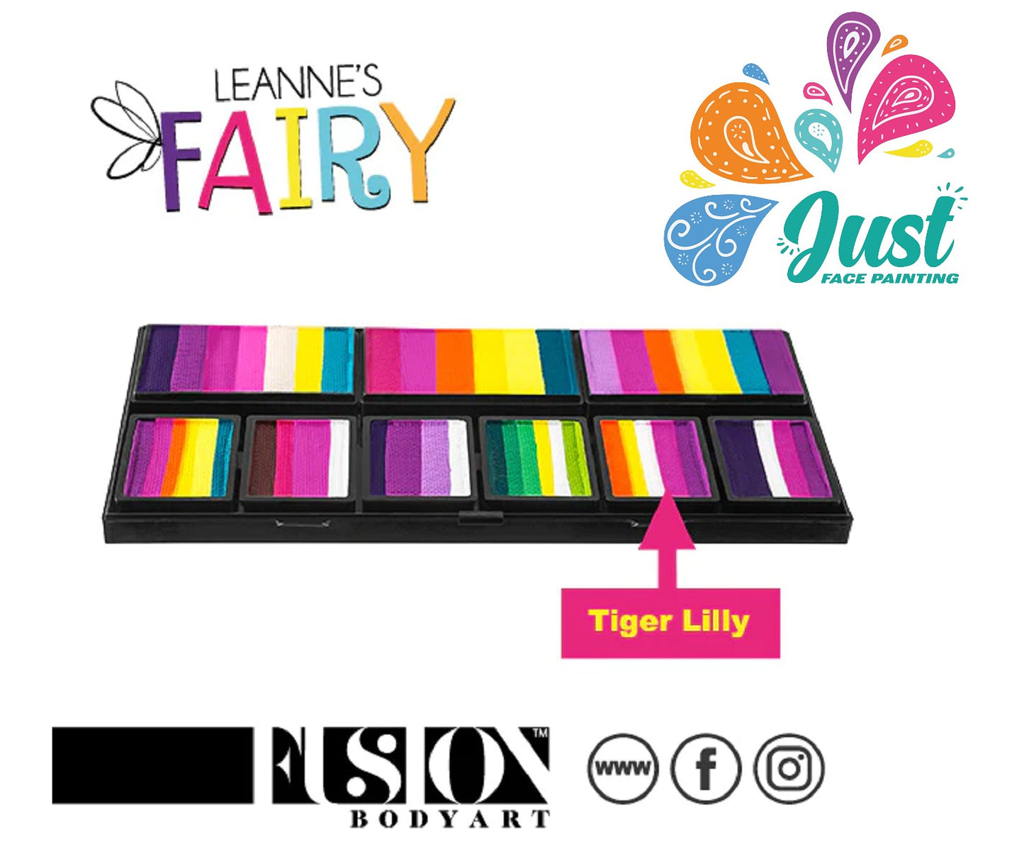 Fusion Split Cake - Leanne's collection - Tiger Lilly (10g refill)