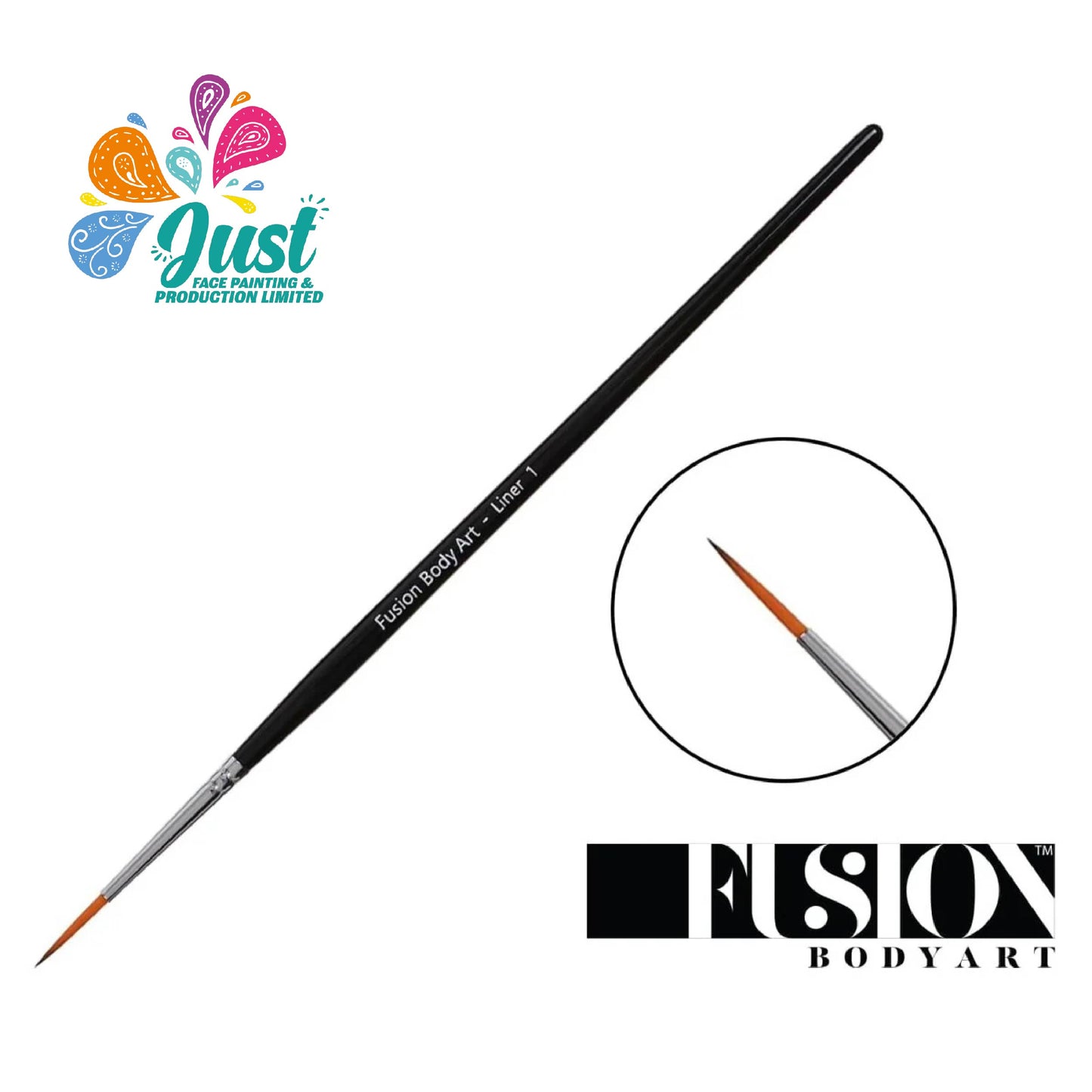 Fusion brush - FUSION BODY ART BRUSH - LINER BRUSH 1