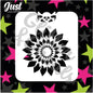 Glitter & Ghouls Stencils - Mandala - Sunflower