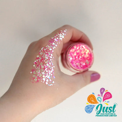 Unicorn Glitter - Cream-Glitter Unicorn Marshmallow - Princess Pink color