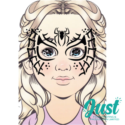 Glitter & Ghouls Stencils - Mask set - Spidey