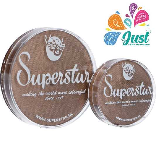 Superstar - Aqua Face- and Bodypaint 45G - Nut brown (shimmer)