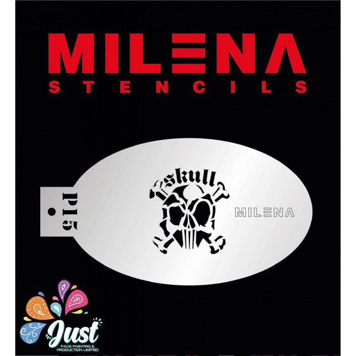 Milena Stencils P15 Skull - Halloween