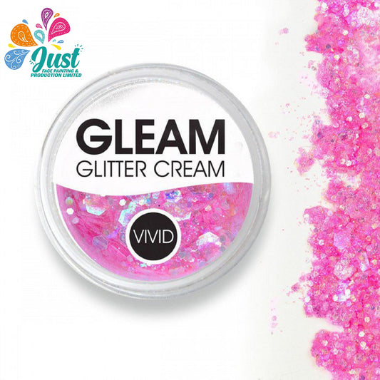 Vivid Glitter Glitter Cream - Princess Pink - Gleam Chunky Glitter Cream (10g / 30g)