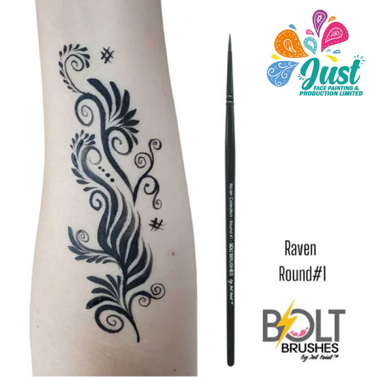 BOLT brushes from Jest Paint - RAVEN Collection Round #1