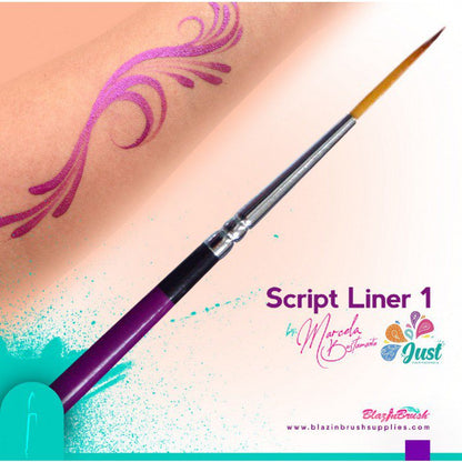 Blazin Brush - Script Liner 1