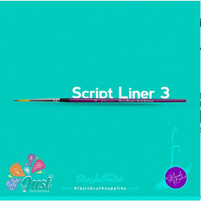 Blazin Brush - Script Liner 3