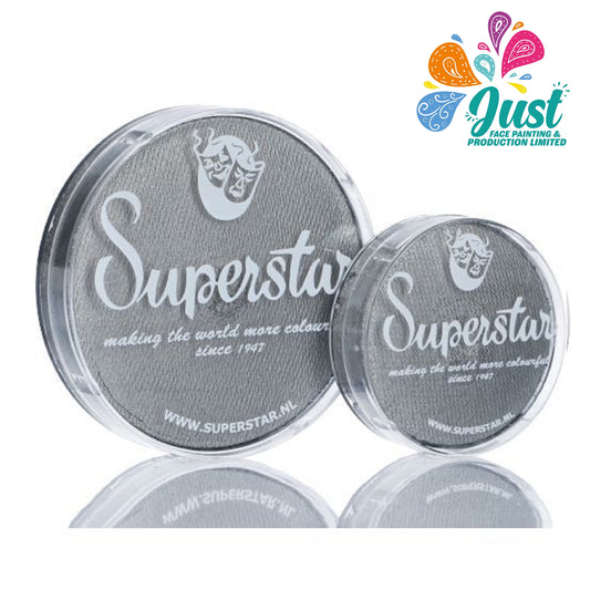 Superstar - Aqua Face- and Bodypaint 45G - Silver (shimmer)