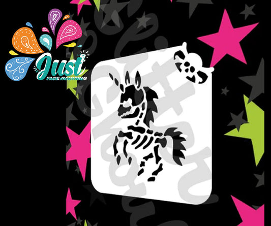 Glitter & Ghouls Stencils - Spooky Unicorn