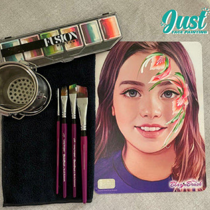 Blazin Brush - Sweet practice - Face painting Board * Francesca (Double - sided)