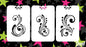 Glitter & Ghouls Stencils  - Swirls Set (3 pcs)