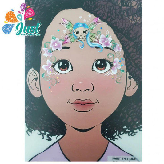 TAP 103 Face Painting Double Stencil - Big Eyes Fairy