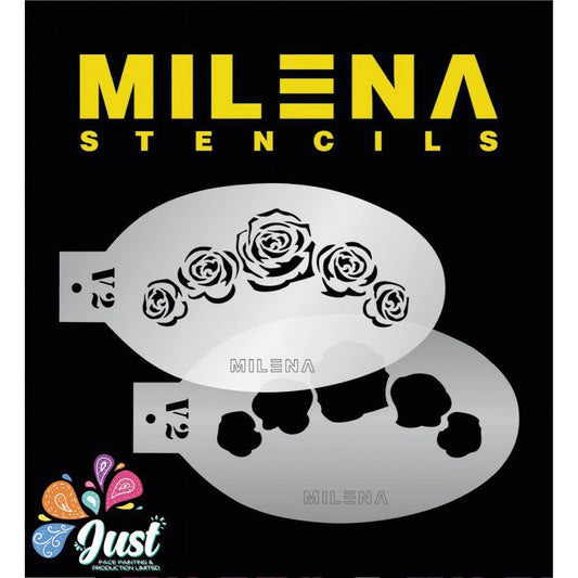 Milena Stencils V02 Roses (Two pieces)