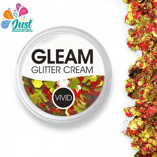 Vivid Glitter Glitter Cream - Victorious - GLEAM "Gameday" Glitter Cream (10g /Base Jar)
