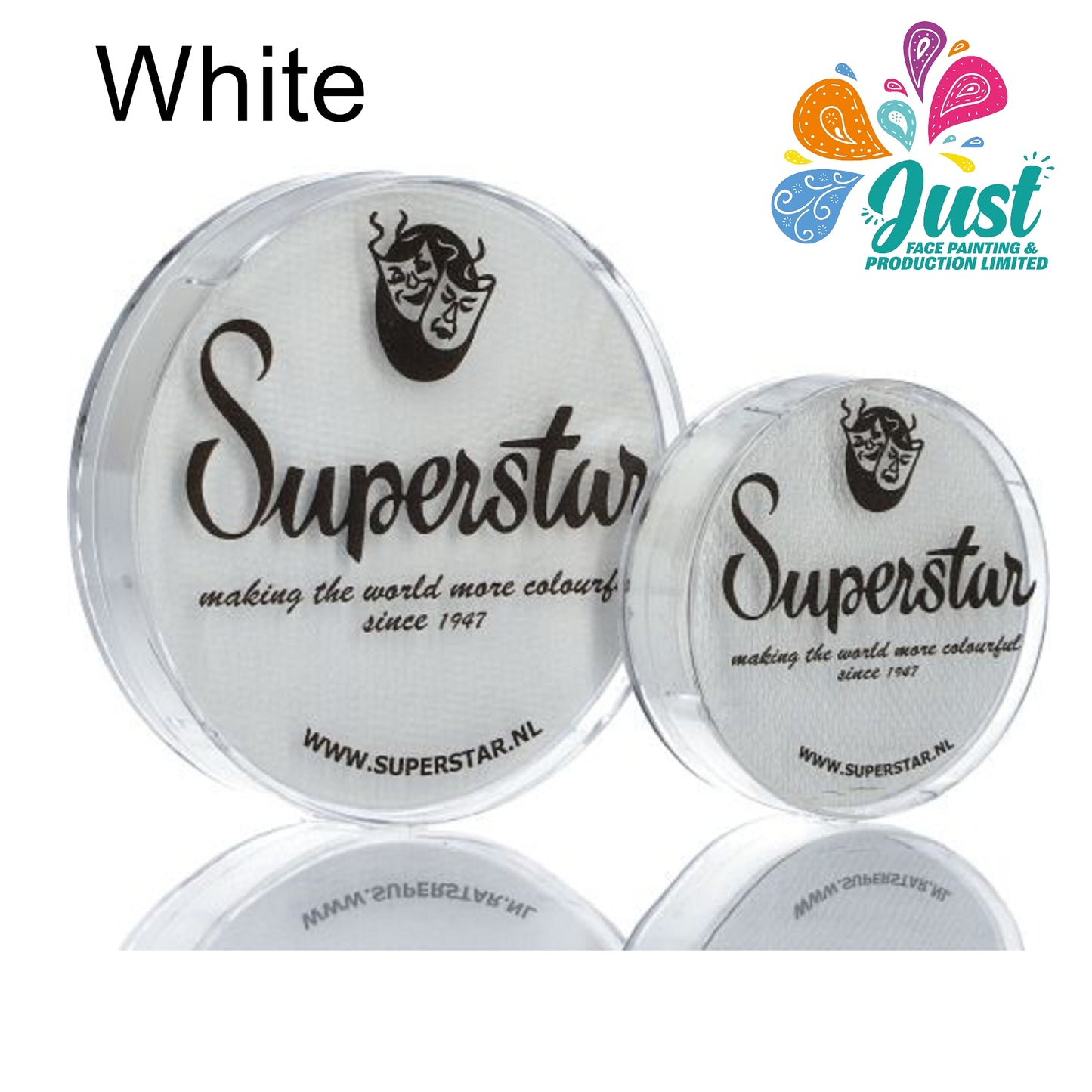 Superstar - Aqua Face- and Bodypaint 16G/45G -  Line White / White