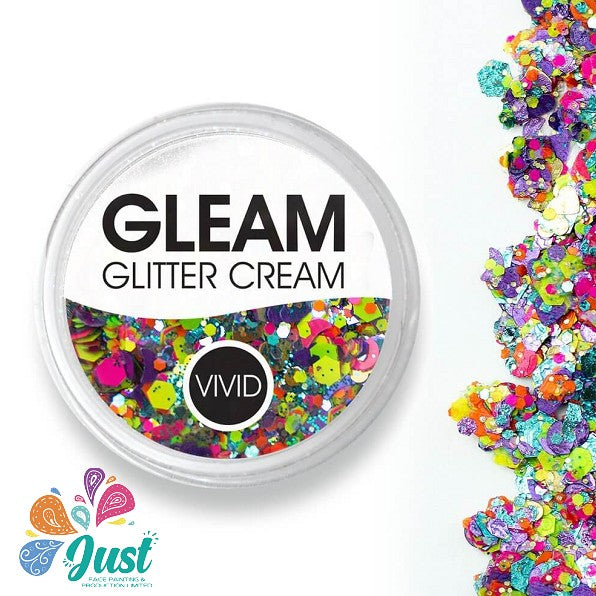 Vivid Glitter Glitter Cream - Aloha - Gleam Chunky Glitter Cream (10g / 30g)