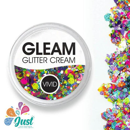 Vivid Glitter Glitter Cream - Aloha - Gleam Chunky Glitter Cream (10g / 30g)