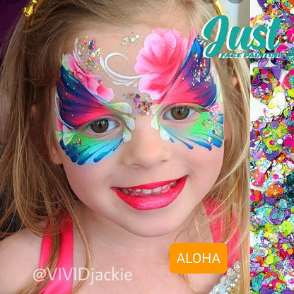 Vivid Glitter Glitter Cream - REFILLS for Glitter Cream Palette - Aloha