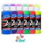 Waterproof - ProAiir Hybrid - Fluorescent UV Paint Set ( 2oz , 6 pack) / (2oz, 1 pc)