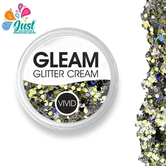 Vivid Glitter Glitter Cream - Gala - Gleam Chunky Glitter Cream (10g /Stackable Jar)