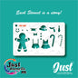 Just Stencils - C002 Christmas Gingerbread Man party