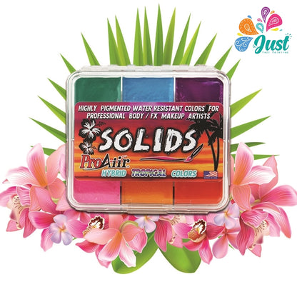 Waterproof - ProAiir Solids Paint - Tropical Palette (6 x 7g)