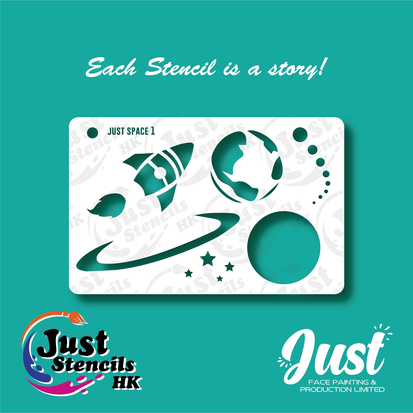Just Stencils - Mysterious Space - Spaceman
