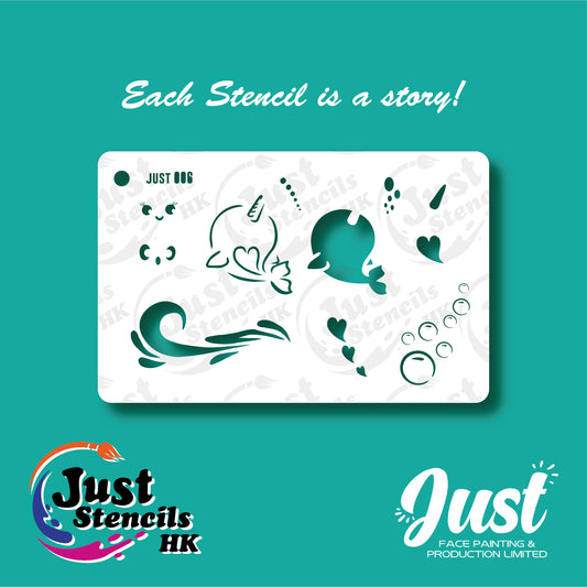 Just Stencils - JUST006 Narwhal